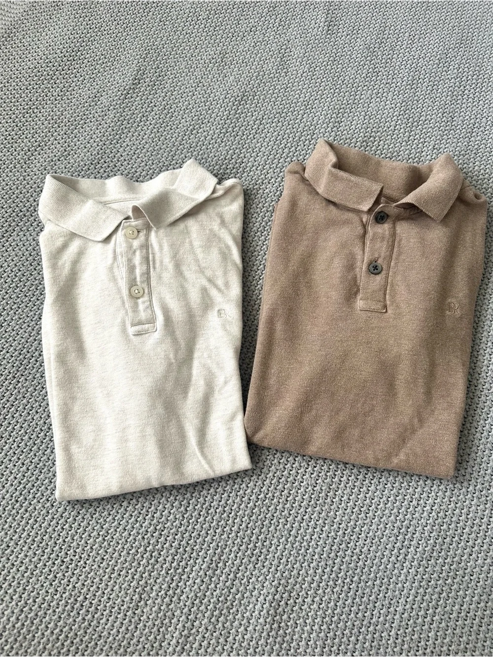 Banana Republic Organic Cotton Pique Polo Lot of 2 Size Small
